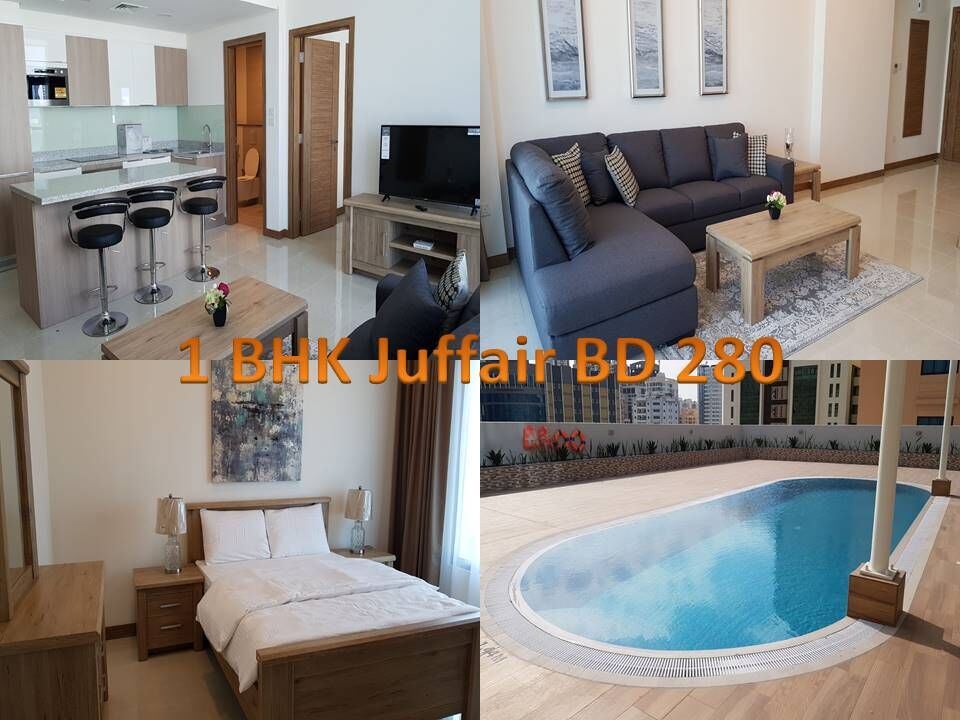 Manama, Apartments, Flats, Houses & Villas, BHD 300/month,  Furnished,  1 BR,  MODERN Apartments And Villas At Competitive Rates &ndash; JOHN &ndash; 3324-8208