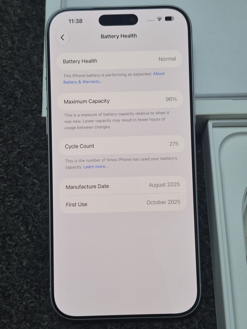 Al Rahmaniyah, Mobile Phones, SAR 4500,  IPhone 17 Pro Max 256gb Silver