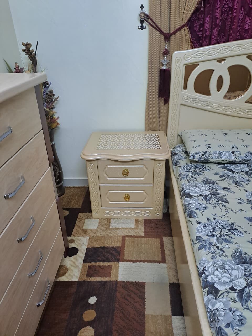 Riyadh, Furniture, SAR 500,  Bed Withmattress And Side Tables --- 500