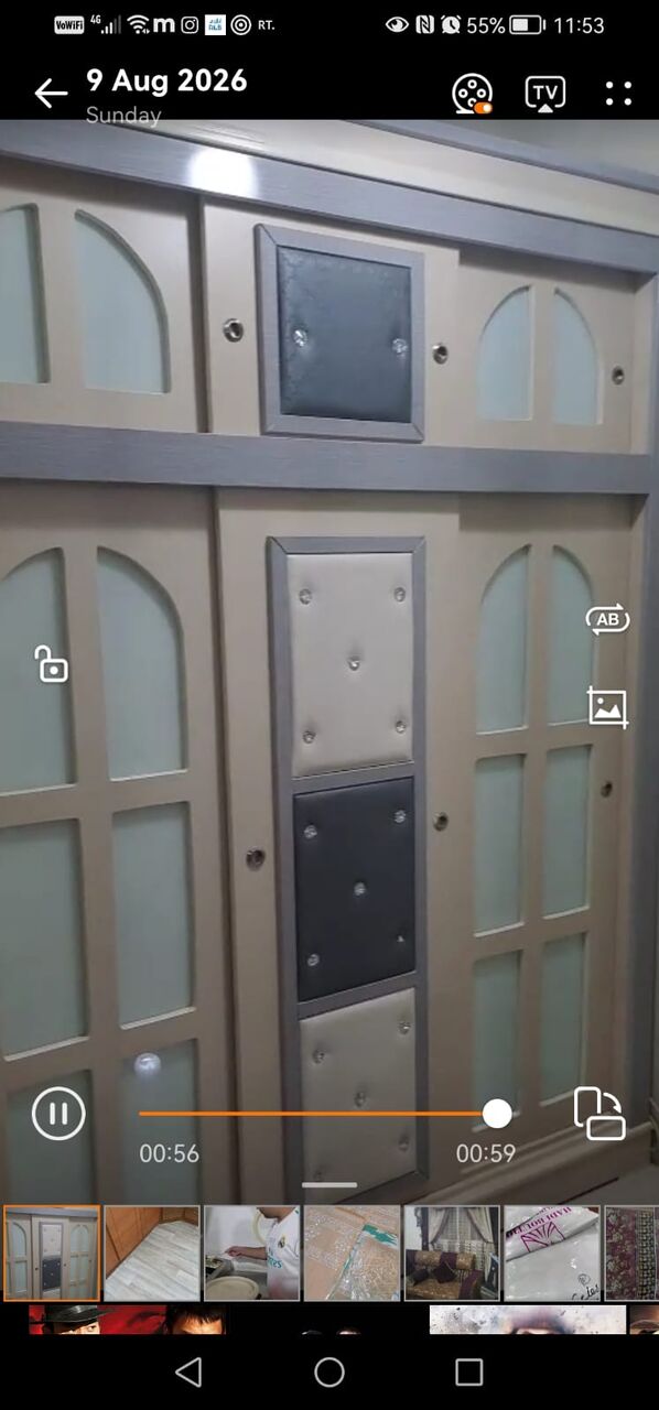 Riyadh, Furniture, SAR 500,  Sliding Wardrobe With Upper Storage  Excellent Condition