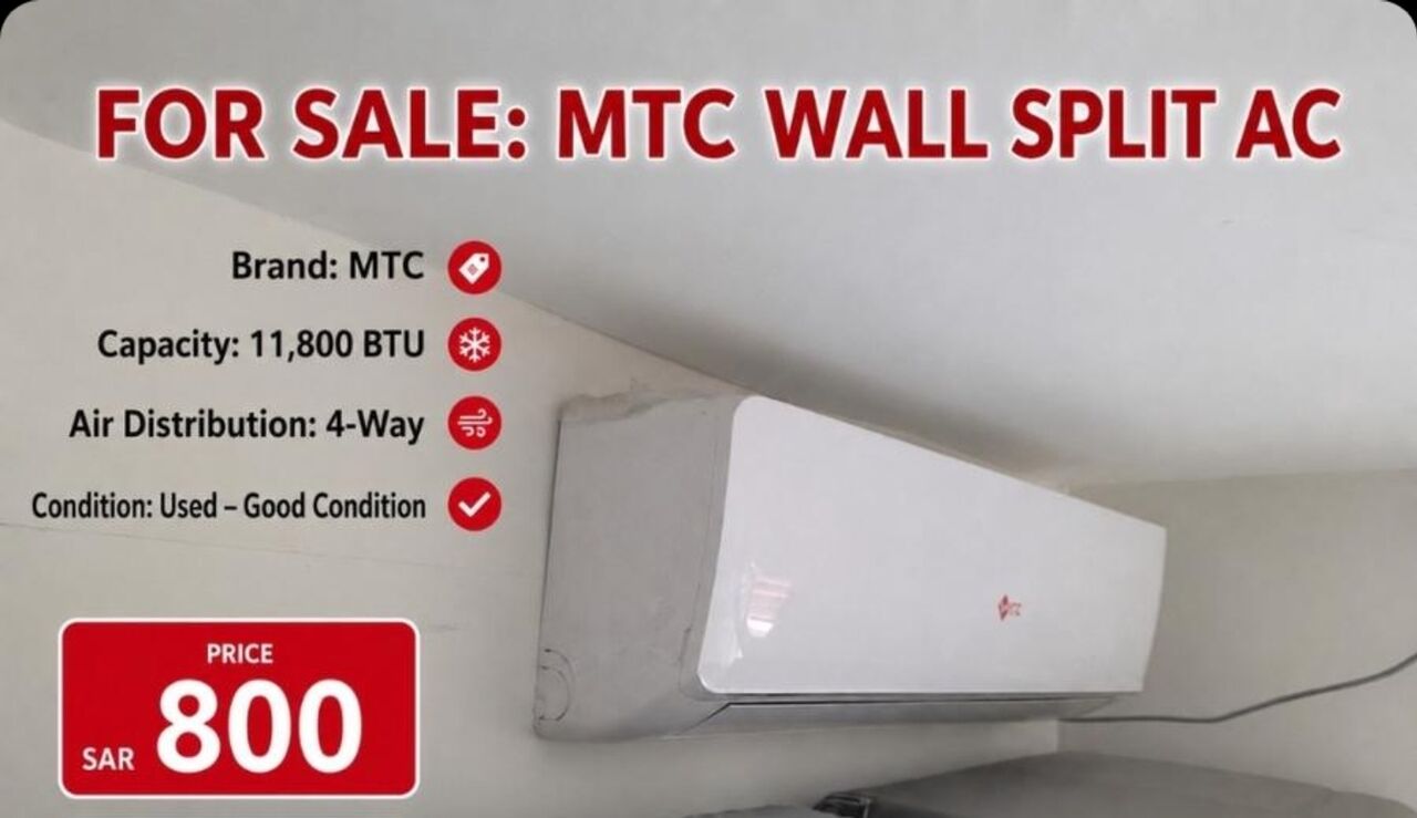 Jeddah, Air Conditioners, SAR 800,  Ac Split