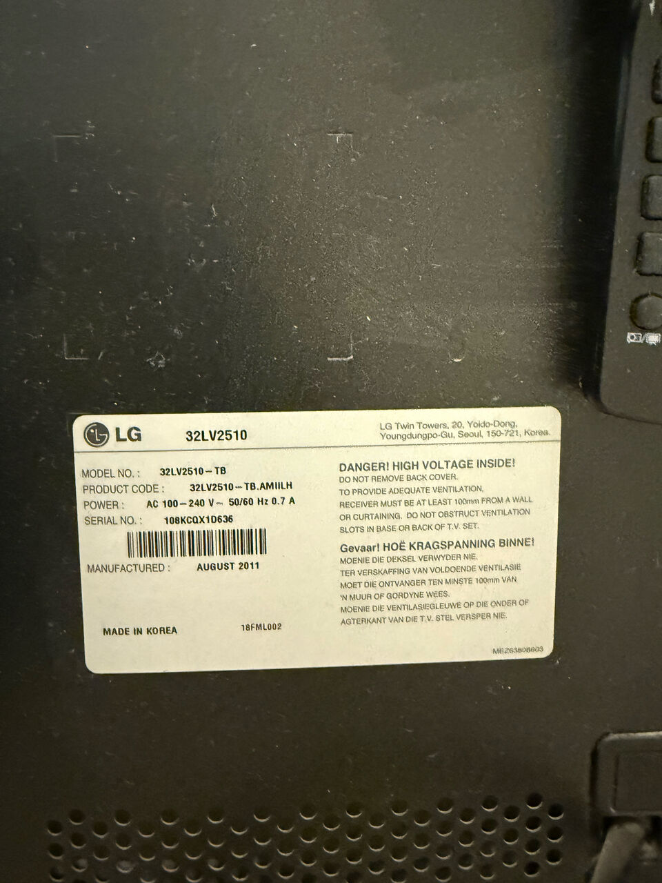 Riyadh, Appliances, SAR 50,  TV LG 32 Inch