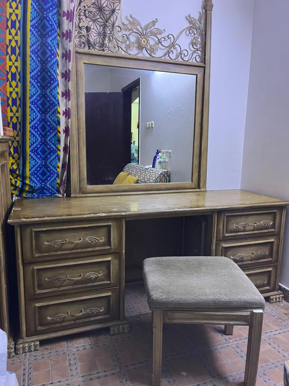 Riyadh, Furniture, SAR 550,  Double Bedroom Set (200×200) For Sale