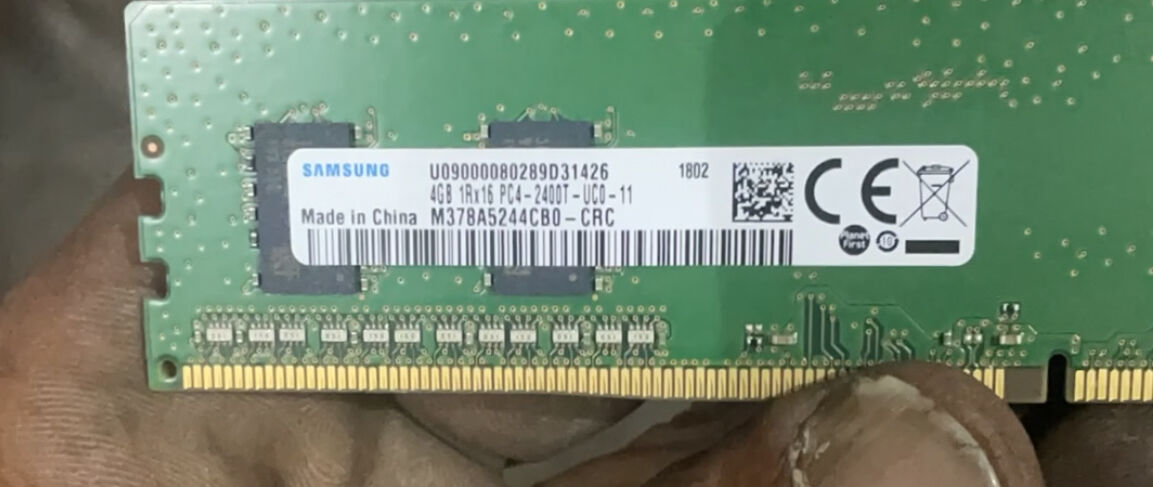Riyadh, Computers, SAR 50,  4GB DDR4 Desktop RAM &ndash; 2× Samsung + 2× KLEVV &ndash; Total 16GB