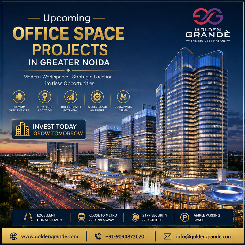 Greater Noida, Offices, INR 0,  Upcoming Office Space Projects In Greater Noida | Golden Grande
