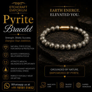 New Delhi, Jewelry, Original Pyrite Bracelet &ndash; Premium Collection