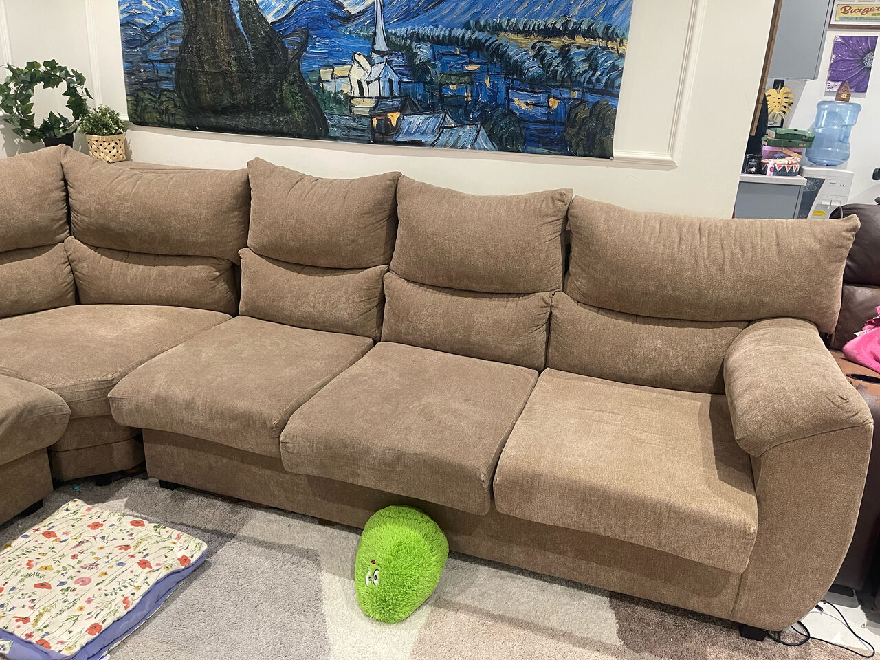 Khobar, Household Items, SAR 1,  L Shape Sofa Set - Give Away Price