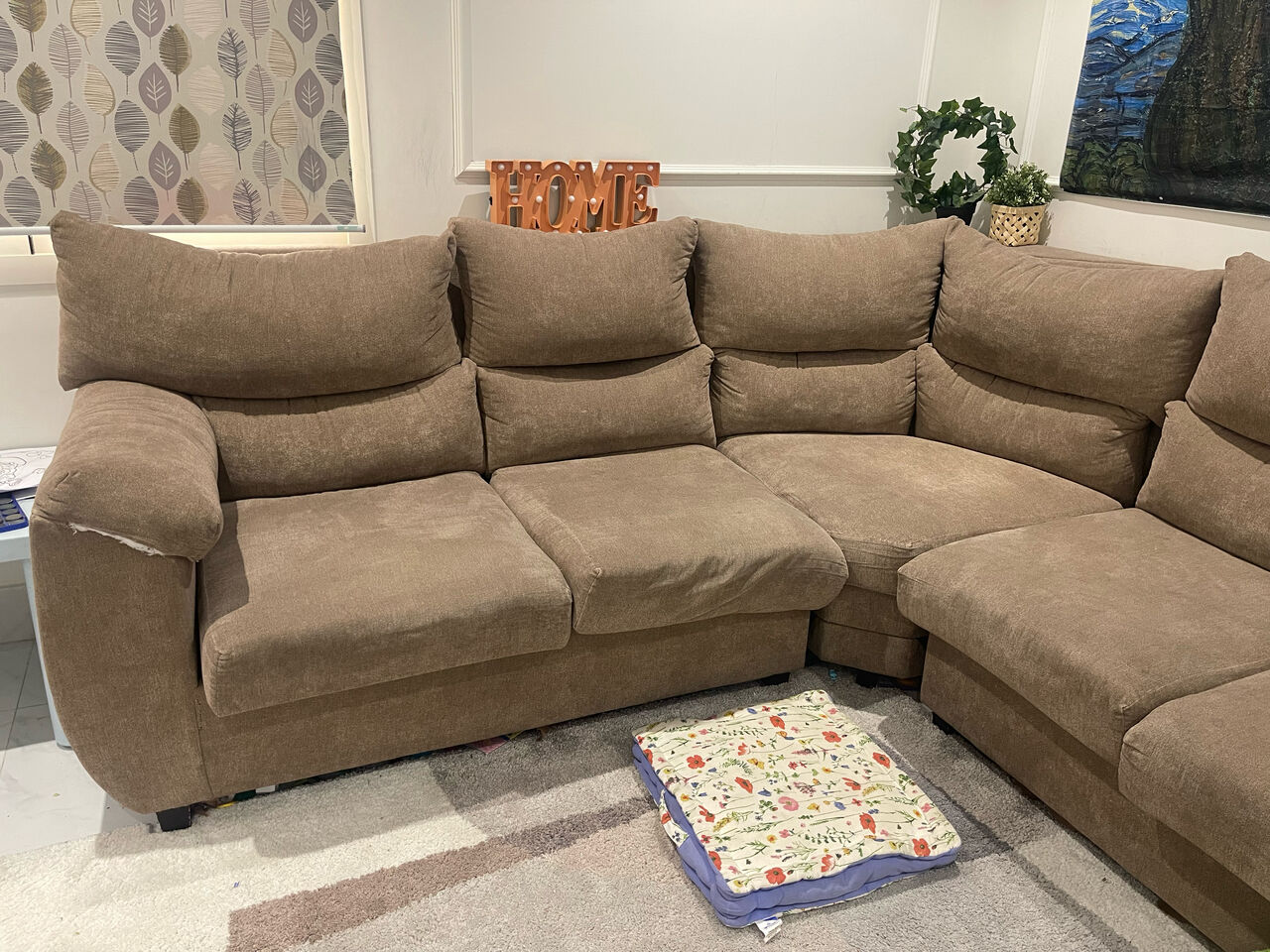 Khobar, Household Items, SAR 1,  L Shape Sofa Set - Give Away Price