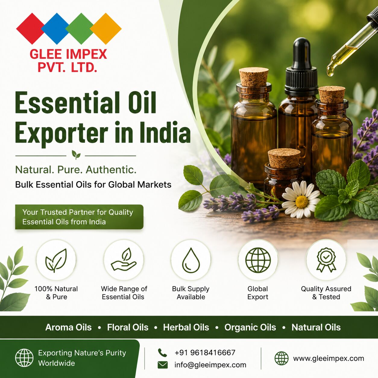 Mumbai, Food, Essential Oil Export Company In India
