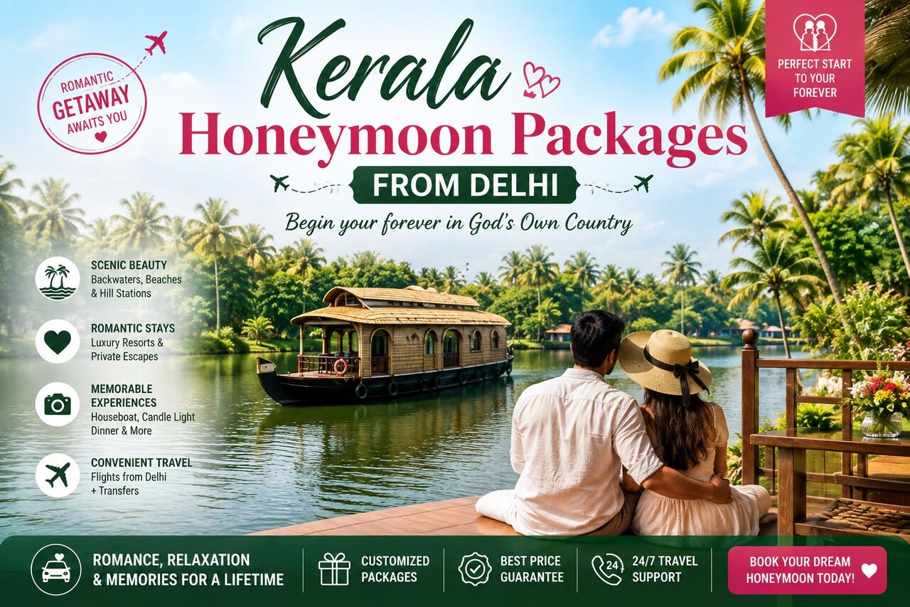 New Delhi, Travel, Affordable Kerala Honeymoon Packages From Delhi
