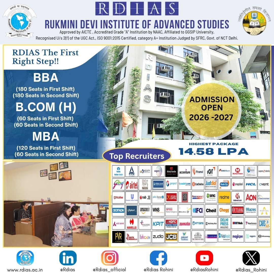 Rohini, Education, B.Com Vs BBA After 12th - Choose The Right Career Path With RDIAS