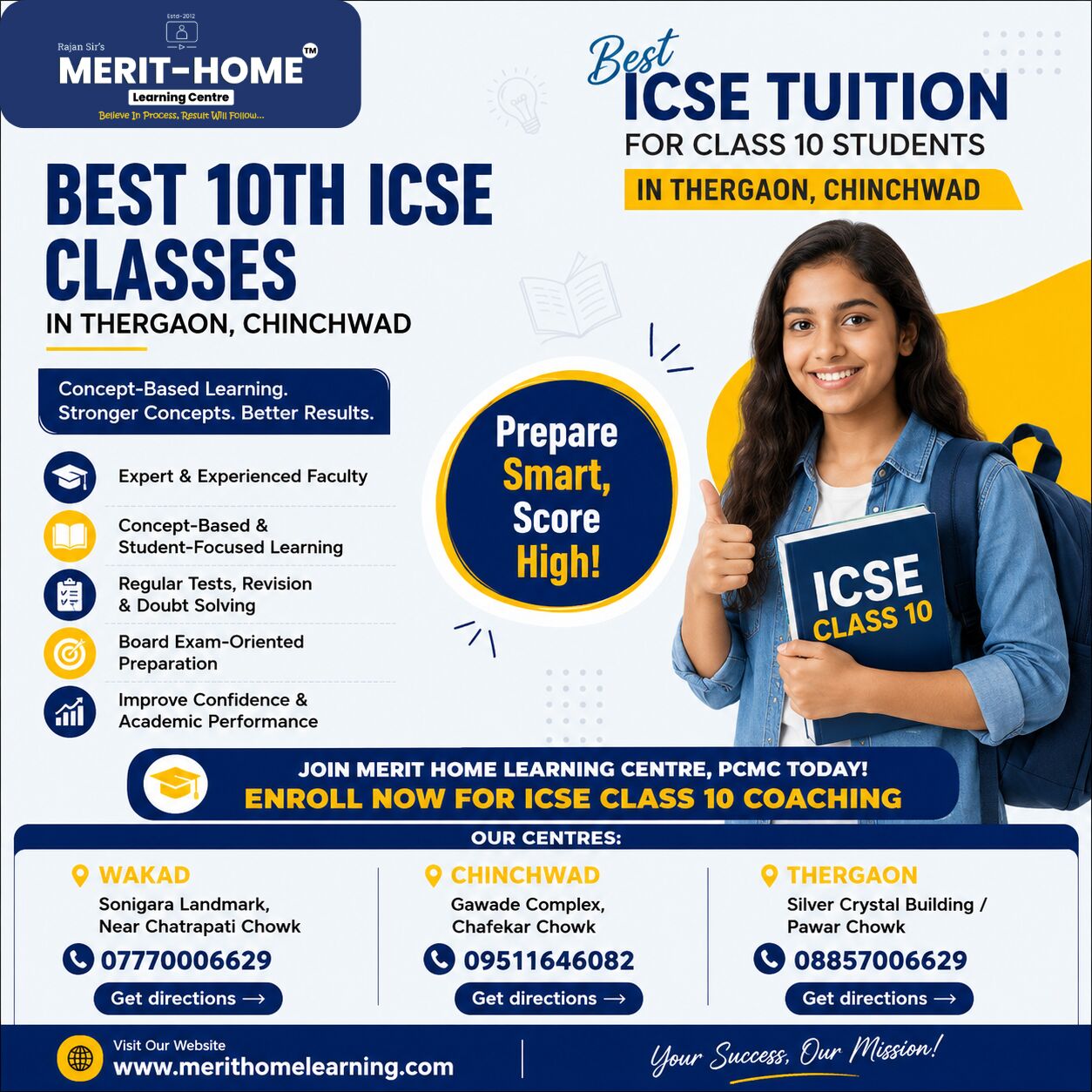 Mumbai, Education, Best ICSE Tuition For Class 10 Students In Thergaon, Chinchwad