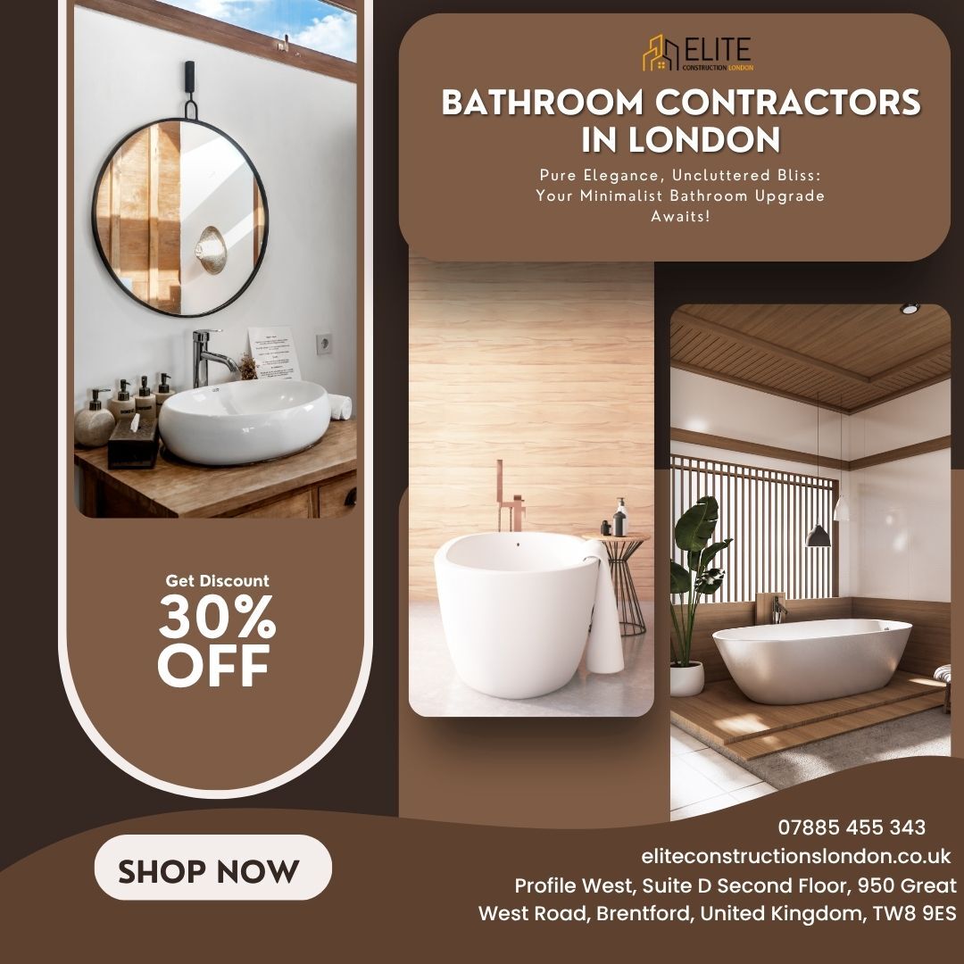 London, Construction, Claim Your Free Estimate For Luxury Bathroom Design & Installation In London