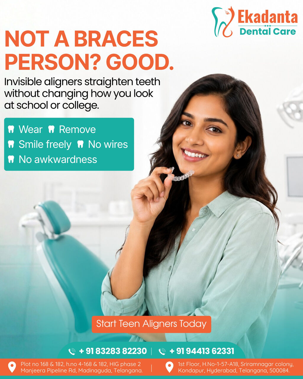 Hyderabad, Dental, Ekadanta Dental Clinic In Kondapur