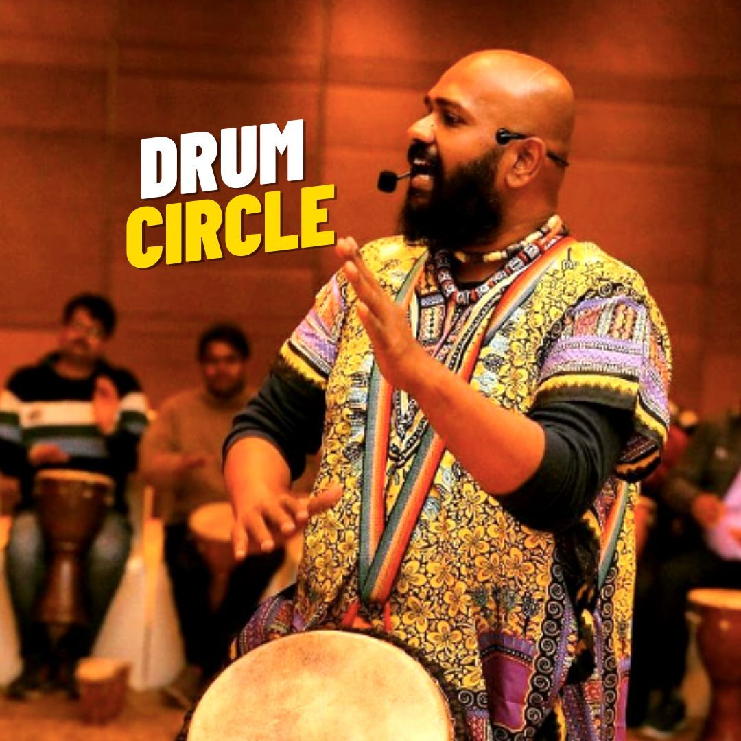 Chennai, Event Planning, Drum Circle Activity In Chennai