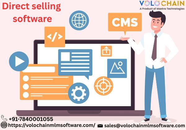 Noida, Software Development, Build A Stronger Network Business With Direct Selling Software | Volochain
