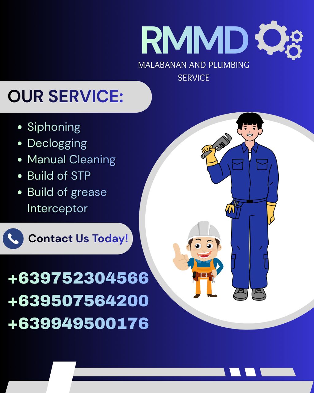 Manila, Cleaning, SAN PABLO ISABELA RMMD PLUMBING & SIPHIONING SERVICES#09752304566