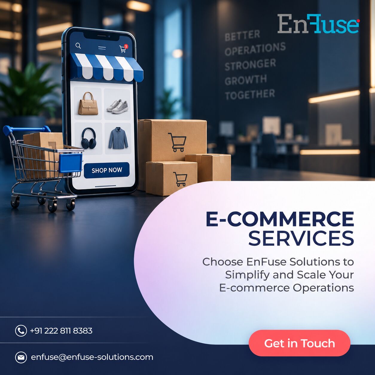 Mumbai, Marketing, Choose EnFuse To Simplify And Scale Your E-commerce Operations