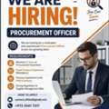 Hiring For Procurement Officer