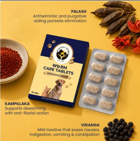 Mumbai, Pet Supplies, INR 489,  Cat Deworming Tablets For Digestive Wellness