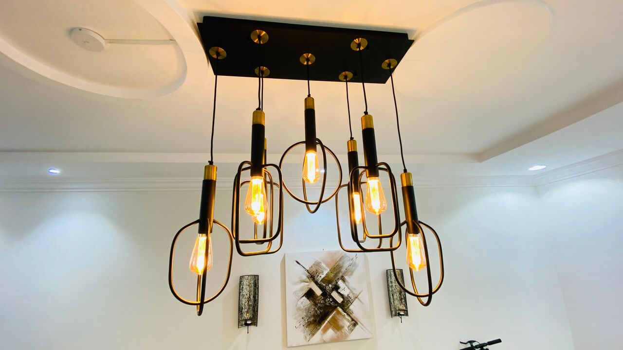 Al Narjis, Furniture, SAR 250,  Fancy Chandelier, Hanging Lights