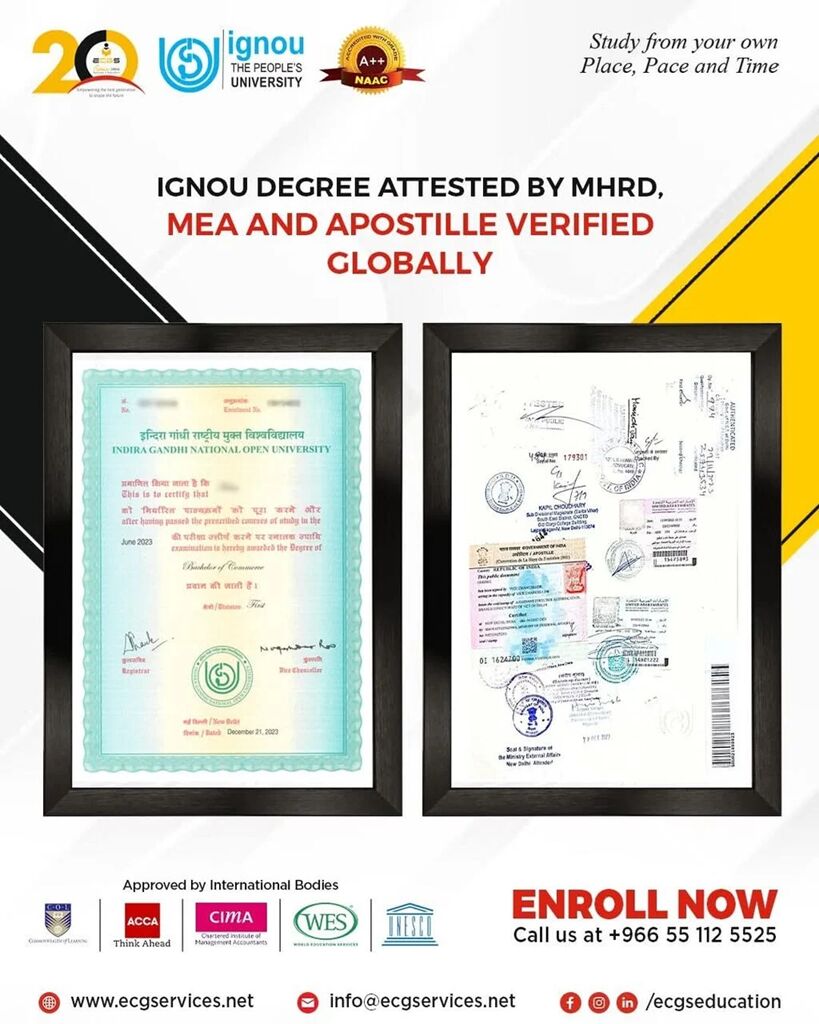 Dammam, Education, &ldquo;IGNOU Admissions Open &ndash; July 2026 | Saudi Arabia&rdquo;