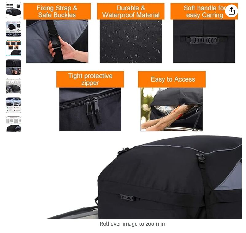 Al Narjis, Household Items, SAR 100,  Car Roof Bag Cargo Carrier