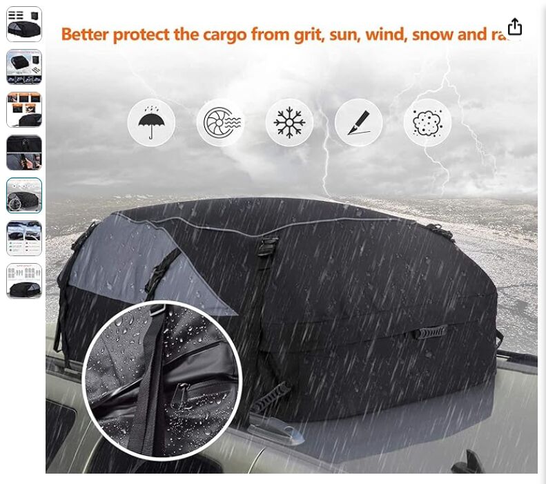 Al Narjis, Household Items, SAR 100,  Car Roof Bag Cargo Carrier