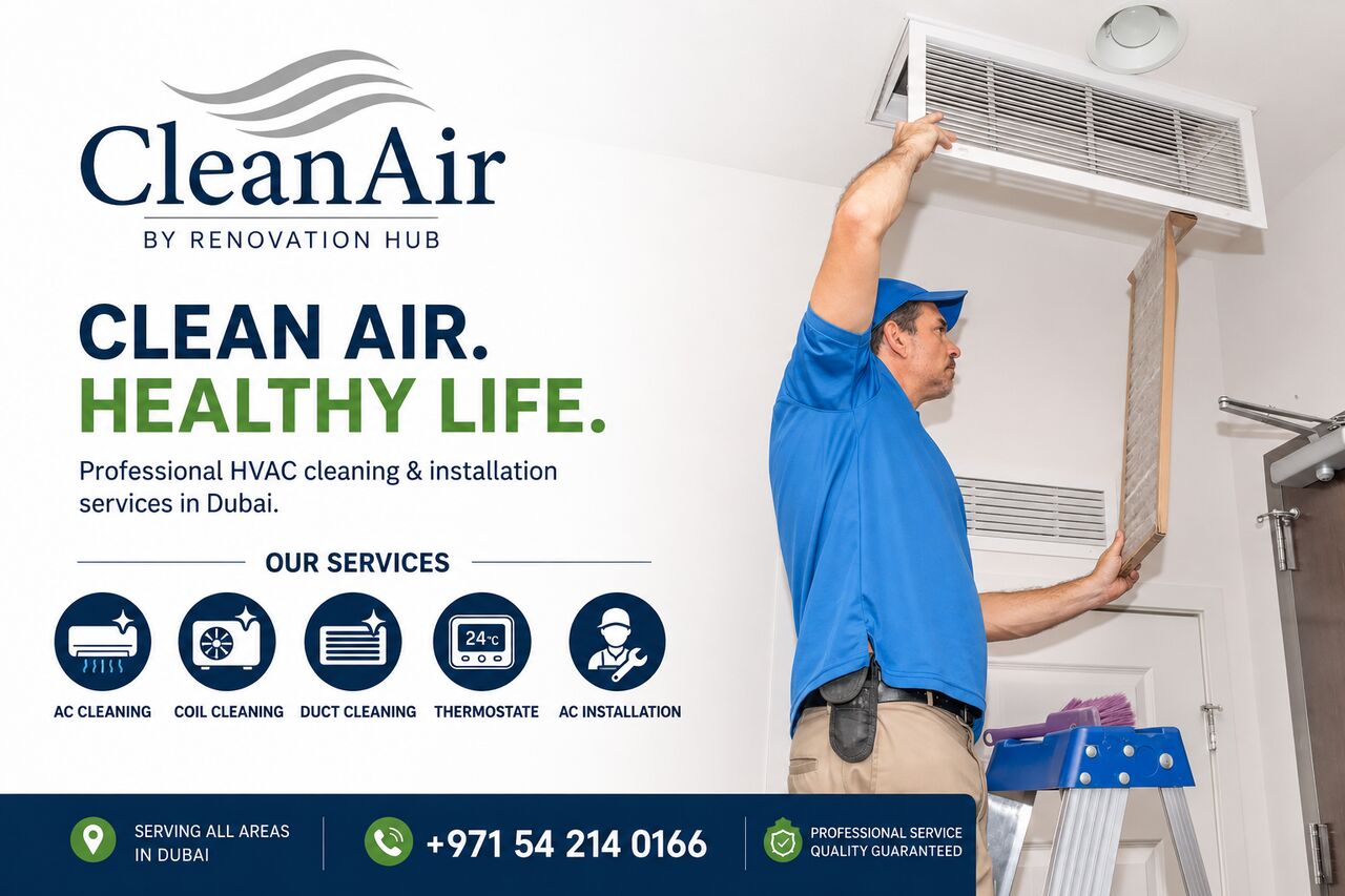 Dubai, Air Conditioning, Reliable AC Cleaning Services Dubai | Keep Your AC System Efficient