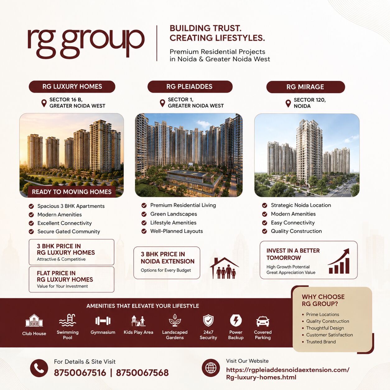 Greater Noida, Real Estate, RG Group Residential Projects In Noida & Greater Noida West: A Guide For Homebuyers