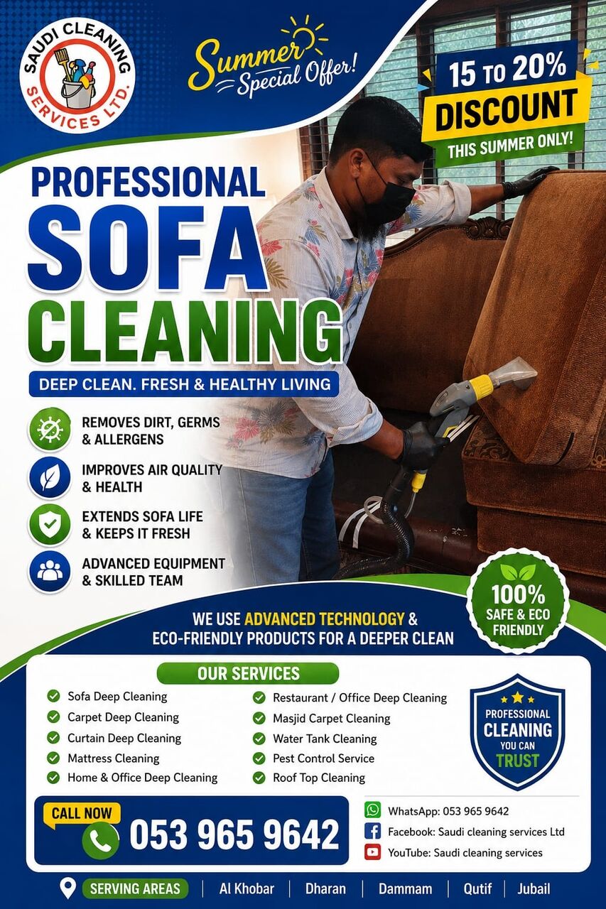 Khobar, Cleaning, Saudi Cleaning Services