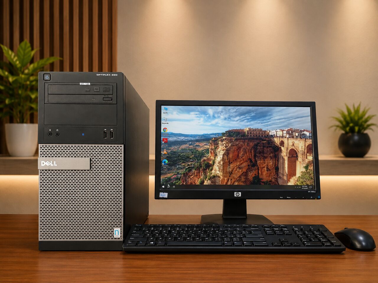 Riffa, Computers, BHD 35,  DELL Computer Set Intel Core I5 4GB/250 HDD 19&rsquo;Inch Monitor 35.000 BD Only