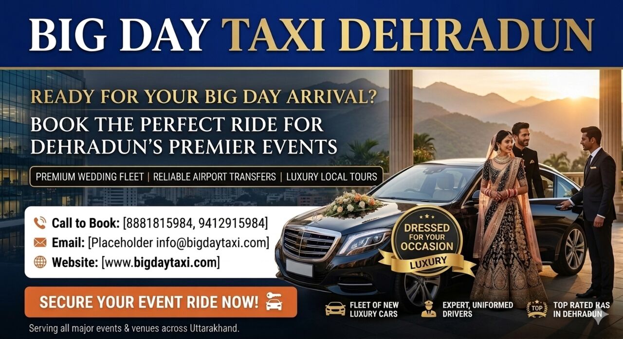 Noida, Travel, Big Day Taxi Dehradun &ndash; Dehradun To Delhi Taxi, Local Sightseeing & Airport Cab Service