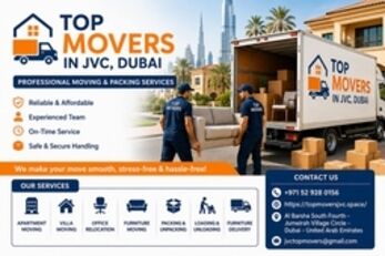 Dubai, Pick Up & Drop Off, Top Movers JVC