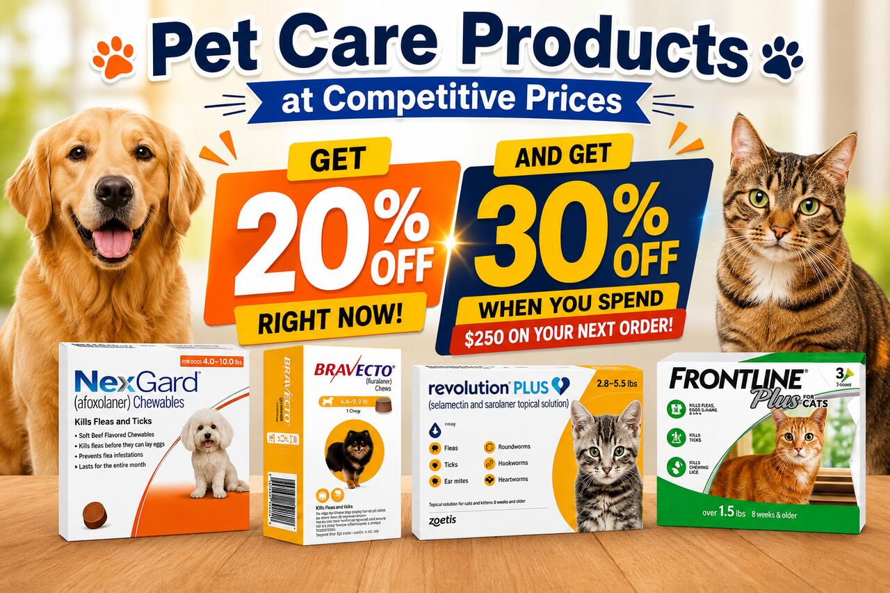New York, Pet Supplies, Save Up To 30% On Flea & Tick Care Products For Dogs & Cats