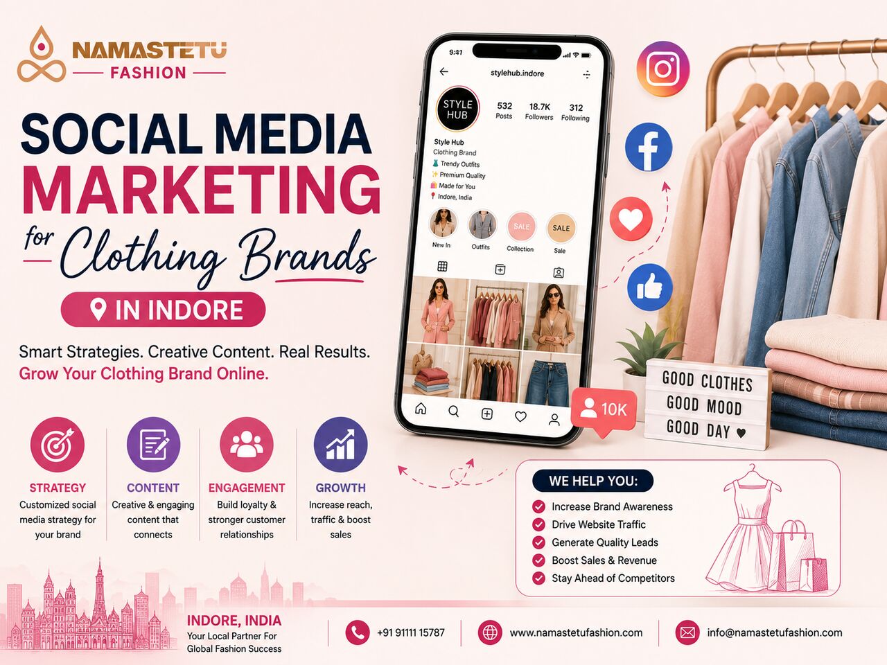 Indore, Marketing, Social Media Marketing For Clothing Brands In Indore