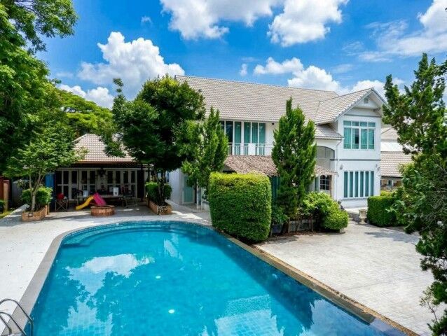 Bangkok, Real Estate For Sale, THB 24000000,  3 BR,  458 Sq. Feet,  Luxury Pool Villa House 24 Million #Ornsirin 2 #Nong Chom #San Sai 1 Rai 58 Sq M #next To