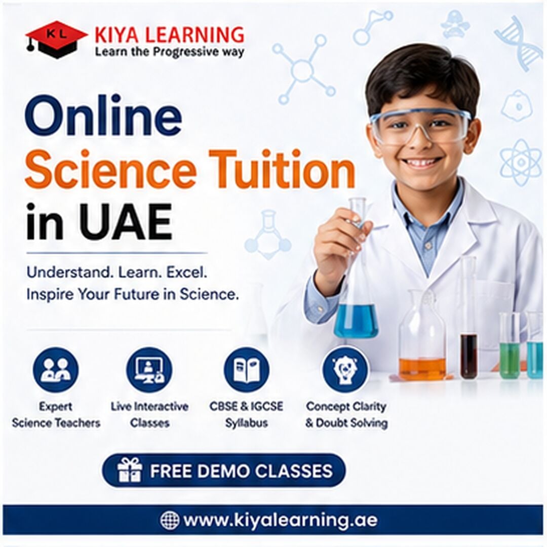 Dubai, Lessons Offered, Online Science Lessons - Dubai