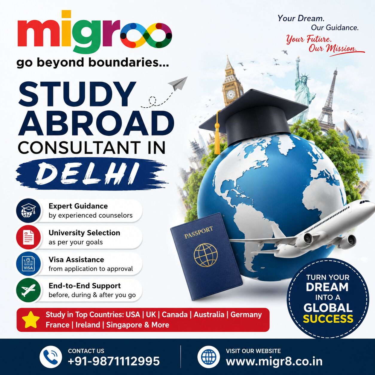 New Delhi, Free Items, Study Abroad Consultant In Delhi