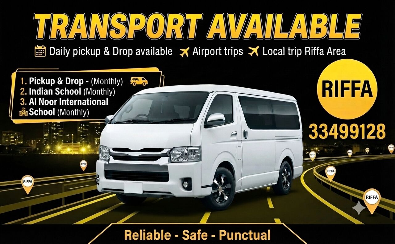 Riffa, General, Transport Available (Monthly/Daily)