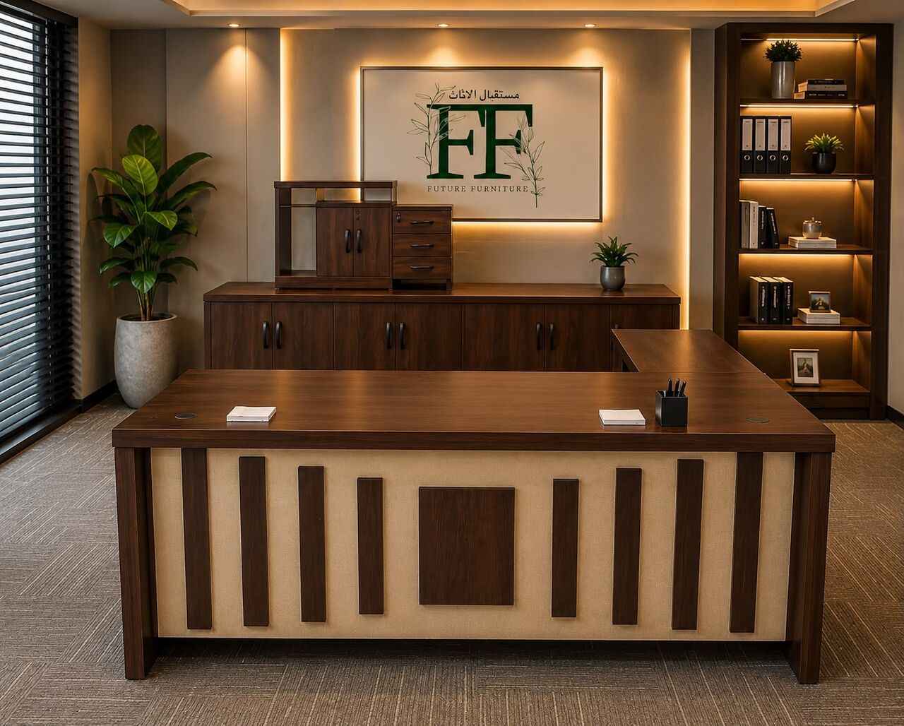 Jeddah, Furniture, SAR 2,  New High Quality L Shape Office Table Available