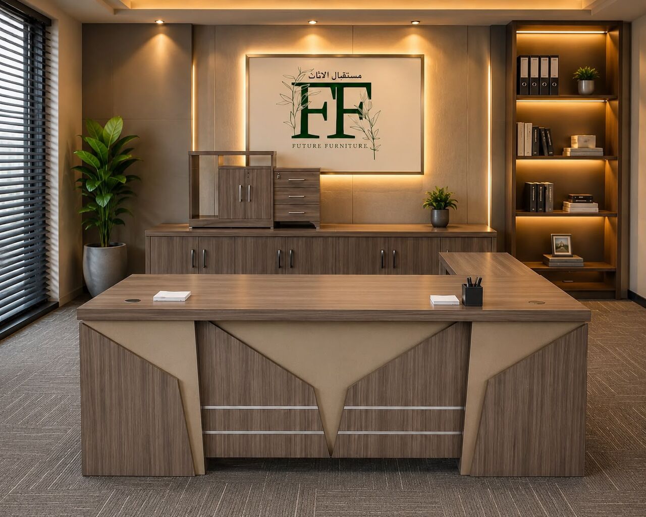 Jeddah, Furniture, SAR 2,  New High Quality L Shape Office Table Available