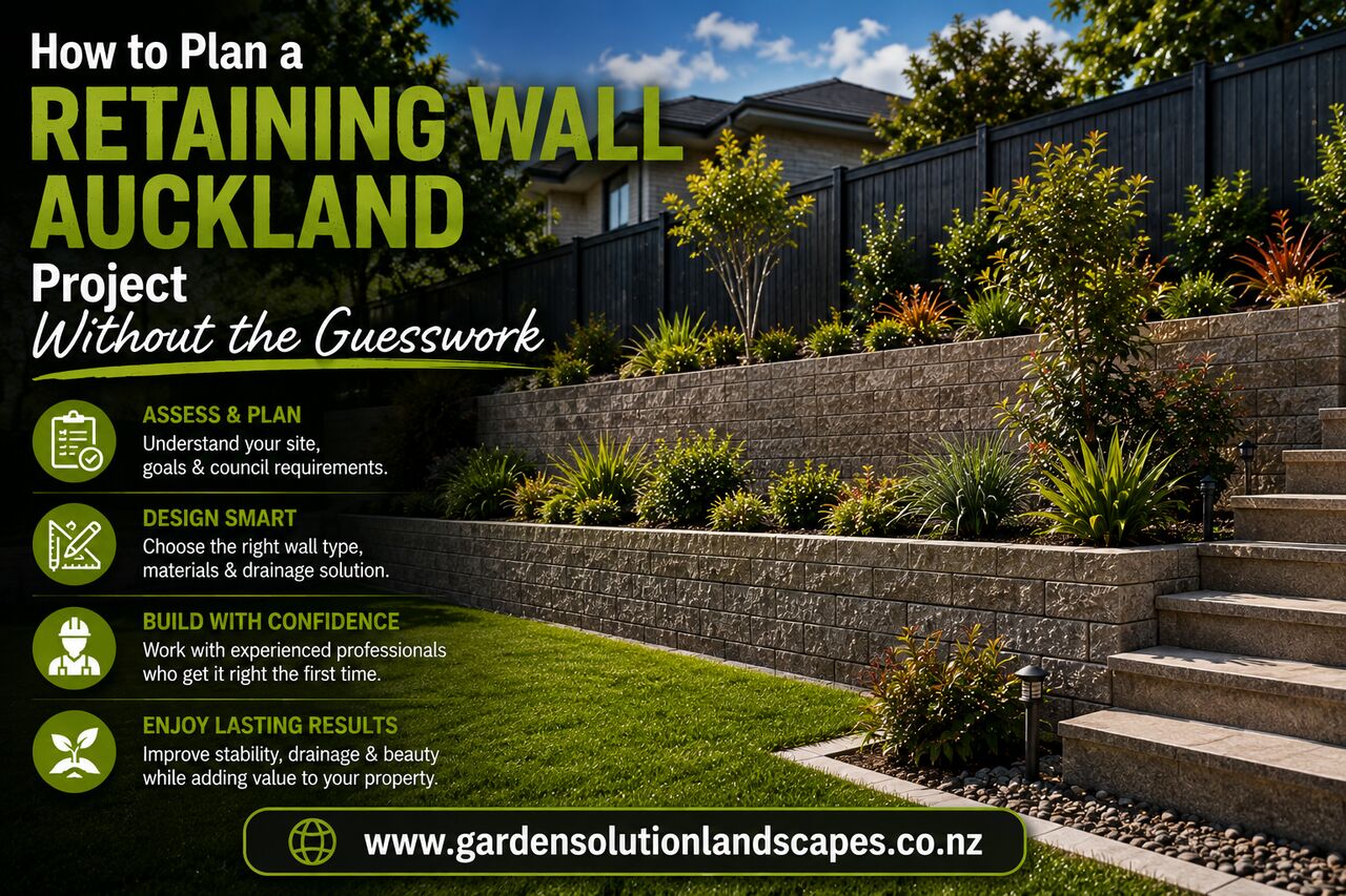 Auckland, Farm/Garden, How To Plan A Retaining Wall Auckland Project Without The Guesswork