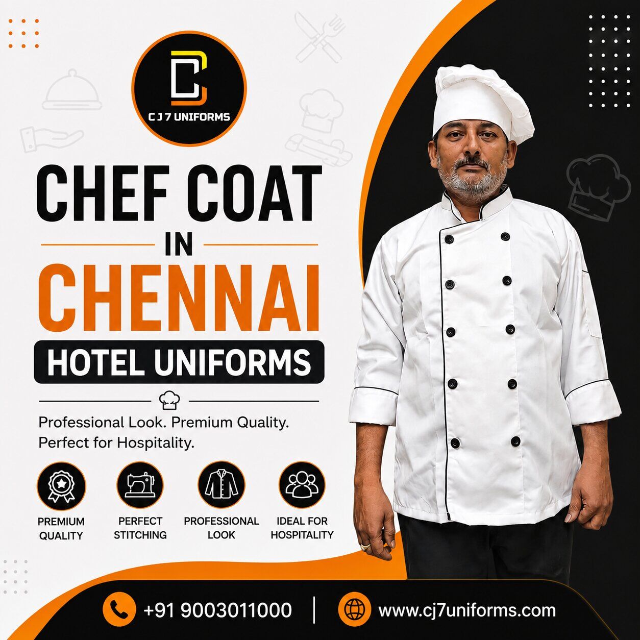 Chennai, Clothing & Accessories, Chef Coat Manufacturers In Chennai