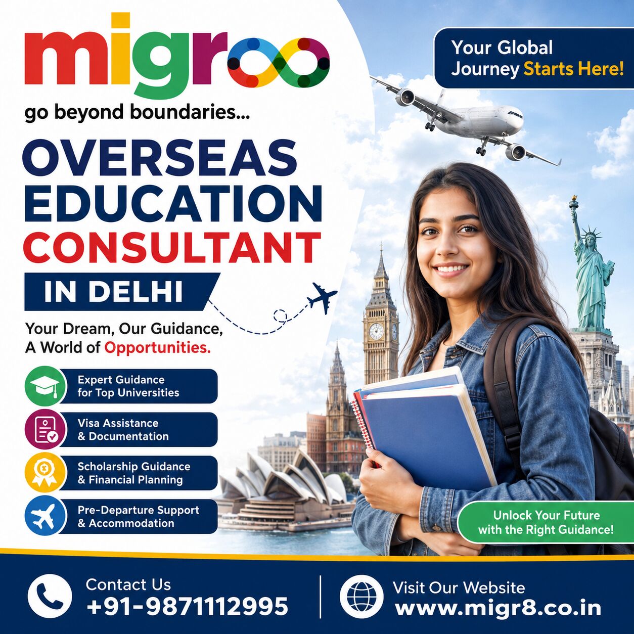 New Delhi, Free Items, Overseas Education Consultant In Delhi