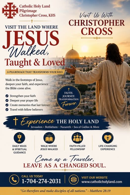 New York, Travel, Catholic Tours To The Holy Land With Mass And Holy Sites