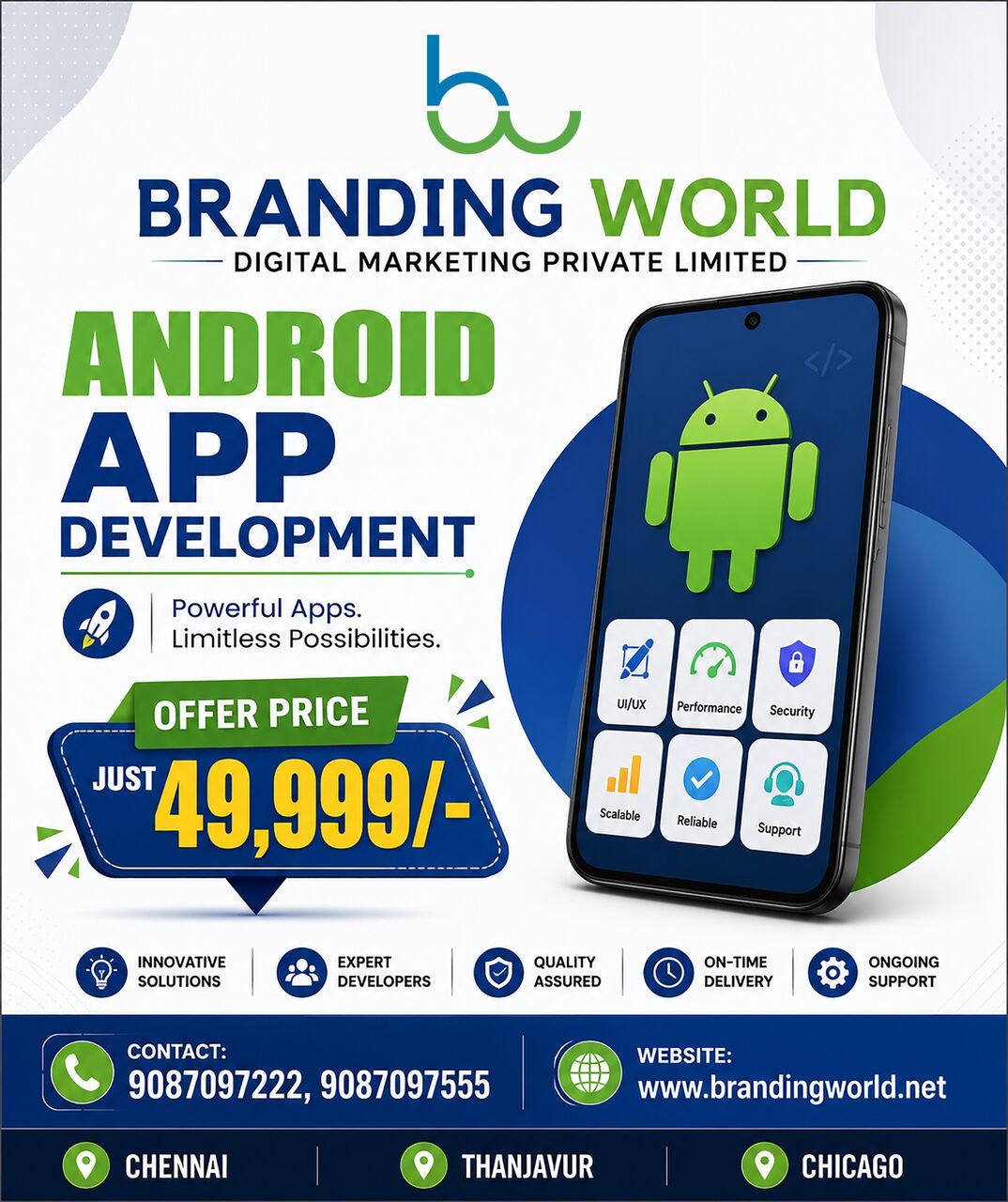Chennai, Computers, INR 49999,  Highly Experienced Mobile App Developer Chennai