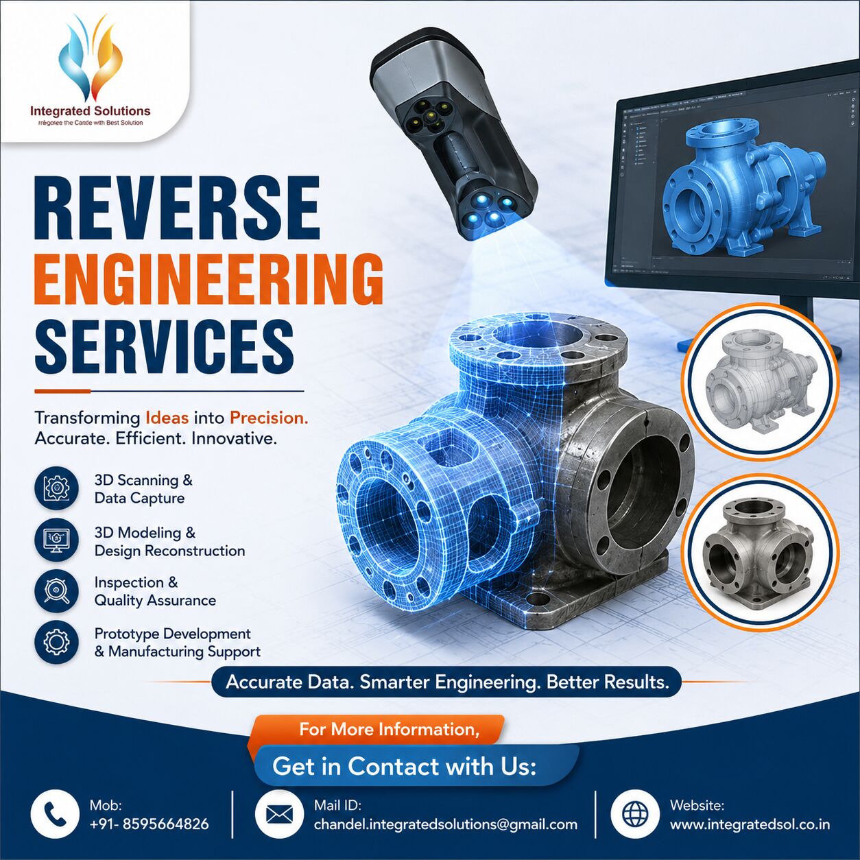 Gurugram, Wholesale Products, Reverse Engineering Services For Industrial Components