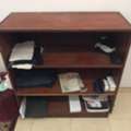 BHD 12,  Wooden Table & Shelf