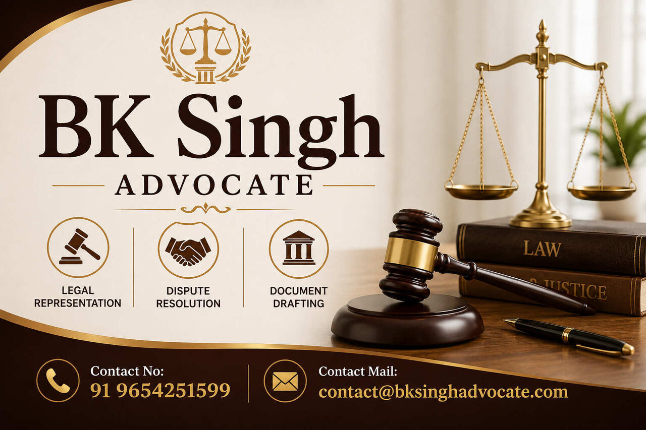 Ghaziabad, Legal, Why Should You Contact BK Singh Advocate For Legal Advice?